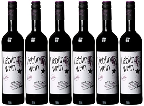 Lieblingswein Cuvee Rotwein Halbtrocken (6 x 0.75)