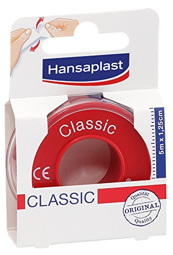 Hansaplast Classic Fixierpflaster, 5 x 1,25 cm, 1er Pack