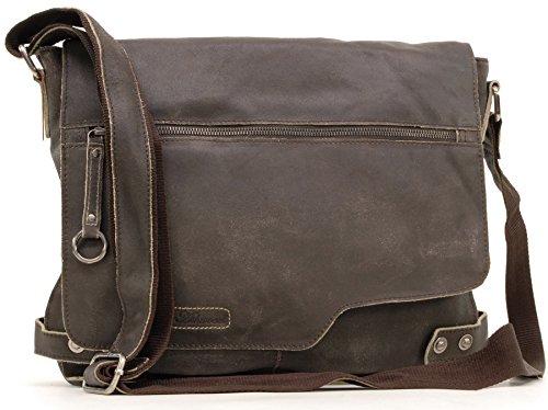 Ashwood Umhängetasche 'Camden' - Braun - Größe: B: 34 cm, H: 29 cm, T: 9,5 cm