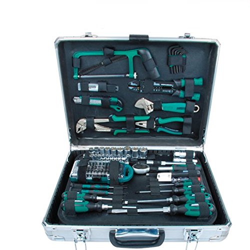 Brüder Mannesmann 124-tlg. Werkzeugsatz im Alukoffer, M29072