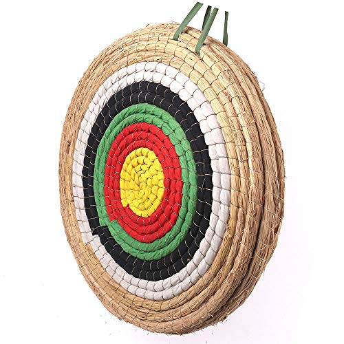 Outdoor-shooter Bogen-Bogenschie?en-Ziel 50x50 cm Traditionelles handgemachtes festes Stroh rundes Ziel f¨¹r im Freienpraxis Bogenschie?en-Bogen und Schie?enpfeil