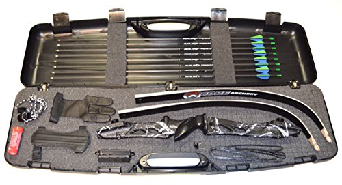 Einsteigerset Bogenset Core Jet black-camo Recurvebogen Carbonpfeile
