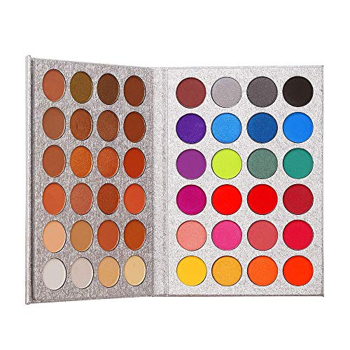 Beauty Glazed 48 Farben Schimmer Glitter Lidschatten Pulver Palette Kosmetik Make-Up Matte Langlebig Warm Farbe Augenschatten Palette Professionelles Makeup Set