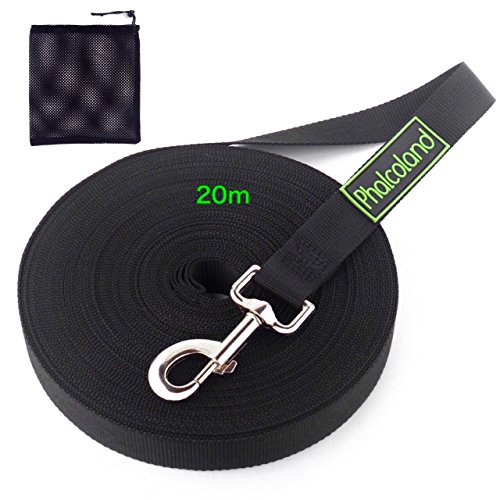 Schleppleine mit Aufbewahrungsbeutel. 20 m Meter lange Hundeleine auch als Trainings- und Übungs-Leine