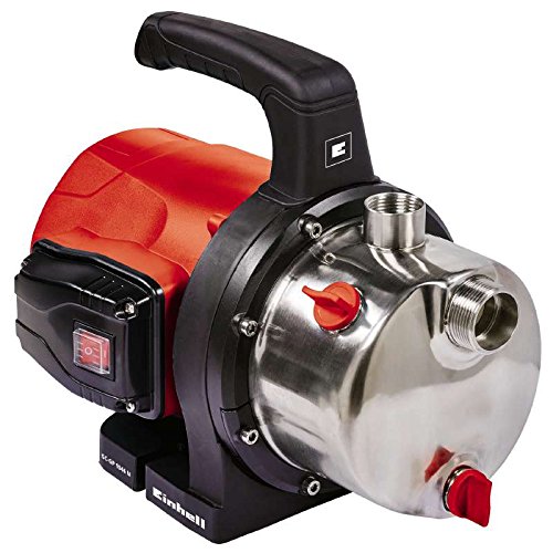 Einhell Gartenpumpe GC-GP 1046 N (1050 W, 4600 L/h Max. Fördermenge, Wassereinfüllschraube, Wasserablassschraube)