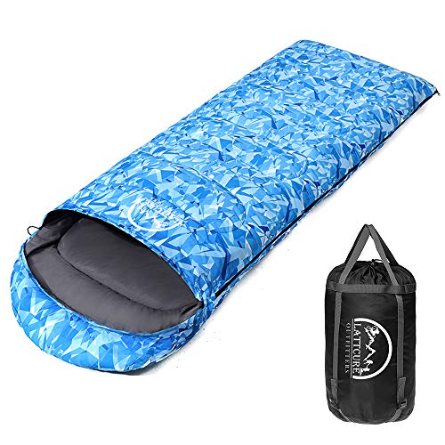 LATTCURE Outdoor Camping Deckenschlafsack Winter, Weich, Dick und Warm (Blau)