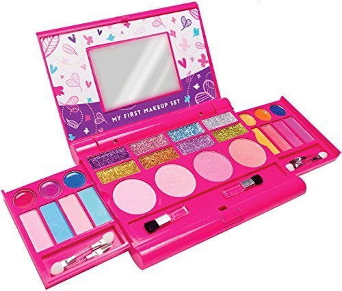 My First Makeup Set - Make-up-Set für Mädchen - hochwertige aufklappbare Schminkpalette mit Spiegel & sicherem Verschluss - SICHERHEITSGEPRÜFT - UNGIFTIG