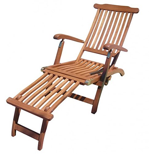 Garden Pleasure Deckchair PHOENIX abnehmbares Fußteil