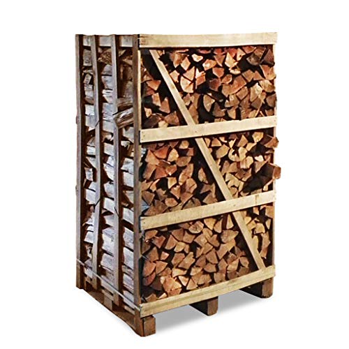 Premium Brennholz Buche kammergetrocknet 25 cm ofenfertig ca. 600kg auf Palette, 1.8 Raummeter, 15-24% Restfeuchte, Feuerholz, Kaminholz, Scheitholz