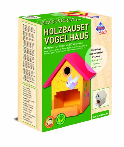 Pebaro 466 - Bastel Holzbauset Vogelhaus