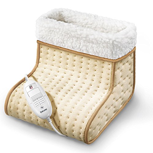 Beurer FW 20 Fußwärmer, mit Teddyfutter, 3 Temperaturstufen, Abschaltautomatik, waschbarer Fußsack