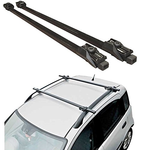 Hardcastle Dachträger fürs Auto - abschließbar als Diebstahlschutz - Schwarz - 120 cm
