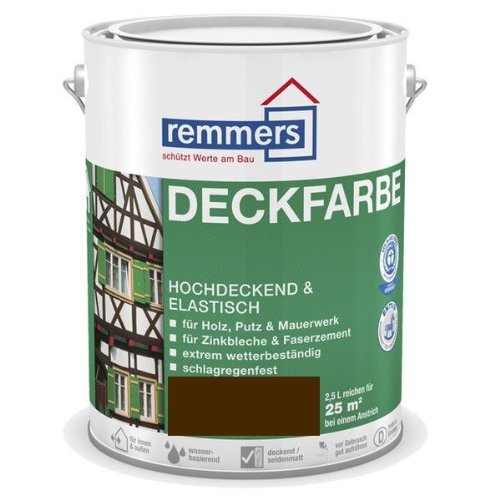 Remmers Deckfarbe - nussbraun 5L