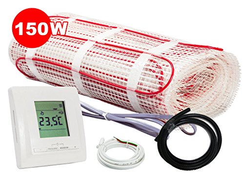 Elektrische Fußbodenheizung Komplett-Set BZ-150 plus (4.8 m² - 0.5 m x 9.6 m)