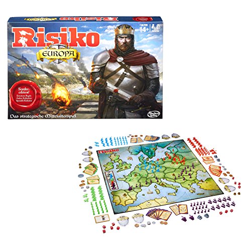 Hasbro Spiele B7409100 - Risiko Europa, Strategiespiel