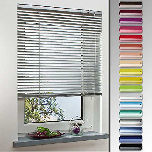 Homelia Alu-Jalousie, Aluminium-Jalousie / 110 x 160 mint / Wand-und Deckenmontage, Rollo, Jalousie