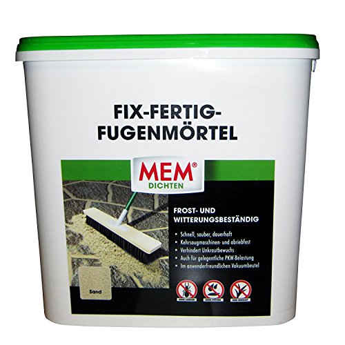 MEM Fix&Fertig Fugenmörtel, sand, keine Ameisen, keine Pfützen, kein Unkraut, 12,5 kg