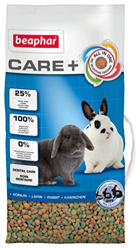 beaphar Care+ Kaninchen | Kaninchenfutter mit Alfalfa aus Bergwiesen | Fördert den gesunden Zahnabrieb | Niedriger Fettgehalt | 5 kg Beutel