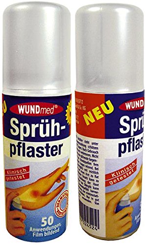 WUNDmed Sprühpflaster - 3 x 40 ml - wasserundurchlässig - klinisch getestet