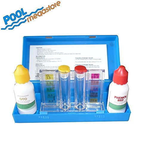 Testkit Pooltest Test Chlor+pH Schwimmbad Pool Schwimmbecken Waterclear