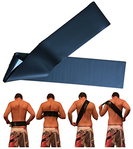 Rücken EincremeHilfe SILIKON – NEUERFINDUNG – Rücken alleine eincremen/selbst eincremen – Rückencremer – selbst ohne Hilfe mit Sonnencreme/Milch einschmieren – Hygienisch Platzsparend - 90x10cm