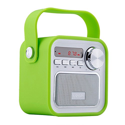 Bluetooth Lautsprecher mit Radio,Tragbar FM Radio Wireless Küchenradio - 5W 2200mAh 3.0 Bluetooth Drahtlose Lautsprecher mit Starken Bass & USB AUX Eingang,TF Steckplatz von VOOKI