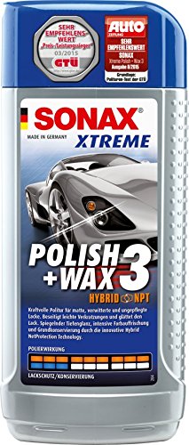 SONAX 202200 XTREME Polish + Wax 3 Hybrid NPT, 500 ml