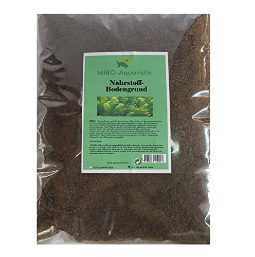 MIBO Aquarium Nährstoffbodengrund Nährboden 6kg ausreichend für 180 Liter Aquarien