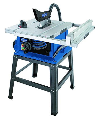 Scheppach Tischkreissäge HS105, vielseitige Kreissäge mit HW-Sägeblatt 255 mm, Tischverbreiterung und robustem Untergestell, 2000 W, 5901308901