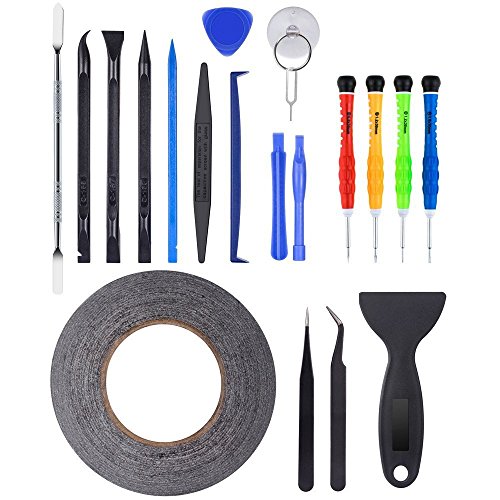 Zacro 21 in 1 Profi Reparatur Werkzeug Set Tool kit für Handy und Smartphone & Multimedia oder andere Kleingeräte, Inkl. Mikrofasertuch.