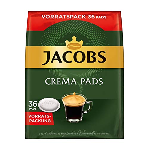 Jacobs Crema Klassisch 36 Kaffee Pads Vorratspack, 5er Pack (5 x 237 g)