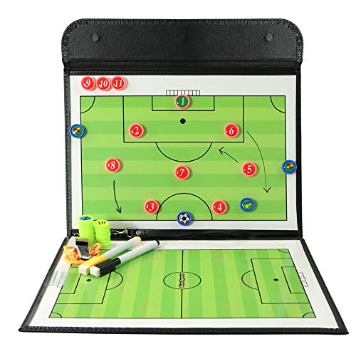 LionSports Taktiktafel Mit 2 Stiften (Schwarz)