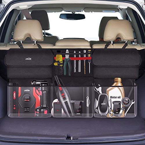 Oasser Kofferraum Organizer Auto mit Wasserdichten Taschen Auto Organizer Verpackung MEHRWEG