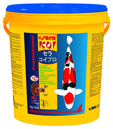 sera 07009 KOI Professional Frühjahr-/Herbstfutter 7 kg - das leicht verdauliche Futter für Temperaturen unter 17 °C