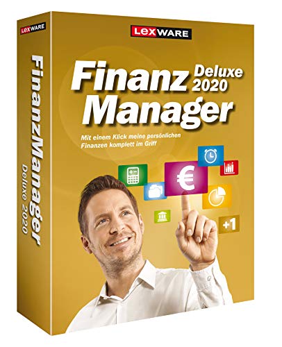 Lexware FinanzManager Deluxe 2020 Box|Einfache Buchhaltungs-Software für private Finanzen und Wertpapier-Handel|Kompatibel mit Windows 7 oder aktueller
