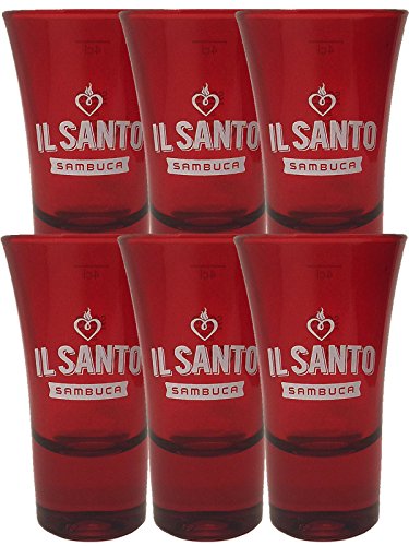 Il Santo Sambuca Shot Gläser 6 Stück