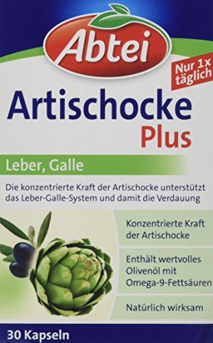 Abtei Artischocke plus Olivenöl, 30 Kapseln