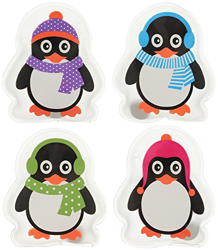 Hand- & Taschenwärmer COLOURFUL PENGUINS 4er Set