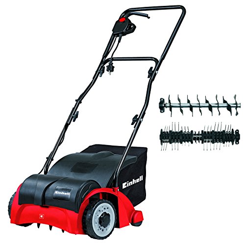 Einhell Elektro Vertikutierer-Lüfter GC-SA 1231 (1200 W, 31 cm Arbeitsbreite, 3 Arbeitstiefen bis 9 mm, 28 l Fangsack, klappbarer Führungsholm)