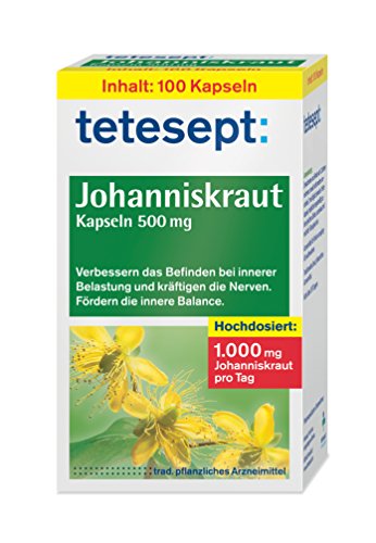 tetesept Johanniskraut Kapseln, 5er Pack (5 x 100 Stück)