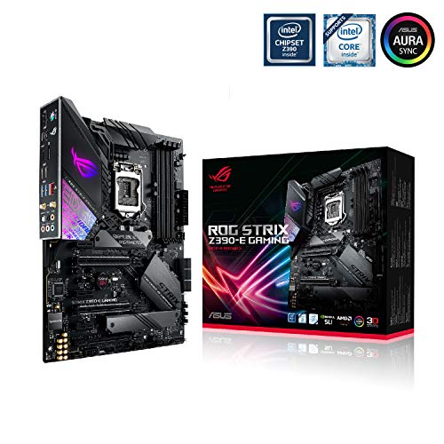 ASUS ROG Strix Z390-E Gaming Mainboard Sockel 1151 (ATX, Intel Z390, 4x DDR4-Speicher, USB 3.1, M.2 Schnittstelle)