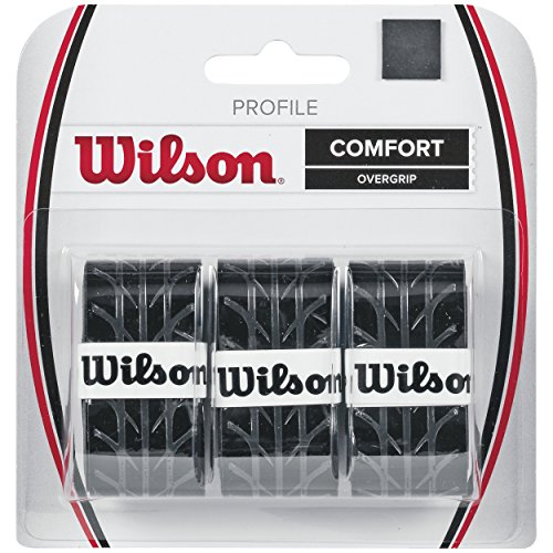 Wilson Overgrip Profile, schwarz,  3er Pack
