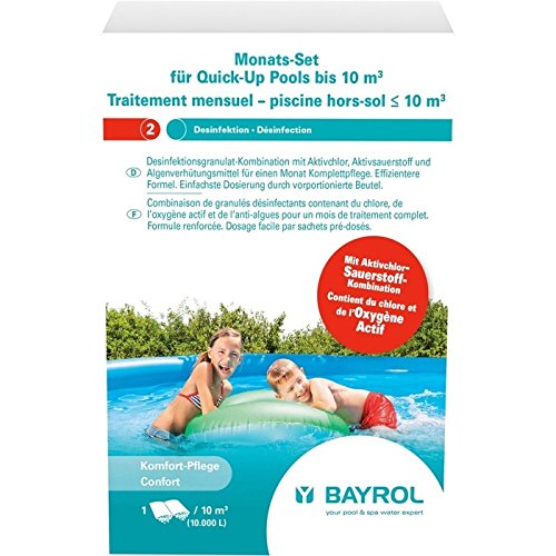 Bayrol Monats Set Quick Up Pool für Becken bis 10 m³