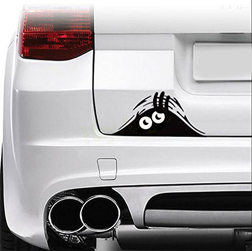 SKS Distribution 3D Funny Peeking Monster Cartoon Auto-Aufkleber Vinyl Badge Emblem Aufkleber