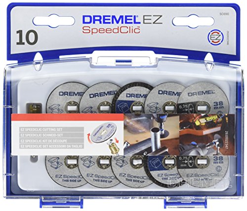 Dremel SC690 EZ SpeedClic Trennscheiben und Aufspanndorn-/Schneide-Set