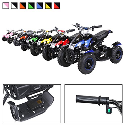 Mini Kinder Elektro Quad ATV Cobra 800 Watt 36 V Pocket Quad - Original Actionbikes Motors - Saftey Touch - Kinder E Bike (blau)