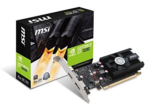 MSI GeForce GT 1030 2G LP OC 2GB Nvidia GDDR5 1x HDMI, 1x DP, 2 Slot Low Proflie, Afterburner OC, Grafikkarte