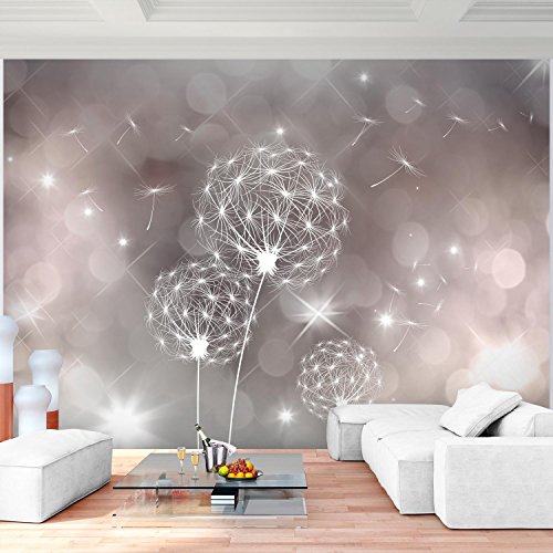 Fototapeten Pusteblumen 352 x 250 cm Vlies Wand Tapete Wohnzimmer Schlafzimmer Büro Flur Dekoration Wandbilder XXL Moderne Wanddeko Flower 100% MADE IN GERMANY - Runa Tapeten 9174011a