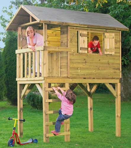 Baumhaus / Stelzenhaus Spielhaus 240x120x290cm