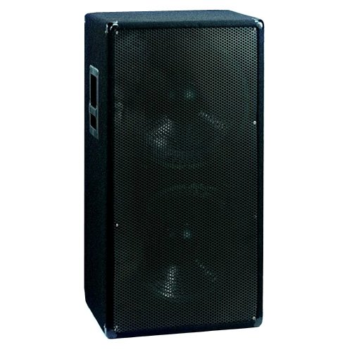 Omnitronic BX-2550 Subwoofer 1200W | 2 x 15' Subwoofer mit 1200 Watt Leistung | Druckvolle Bass-Unterstützung für alle Topteile